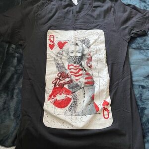 Black Graphic Tee with Las Vegas Design